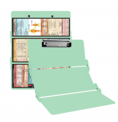 WhiteCoat Clipboard® Trifold - Mint Flight Medic Edition